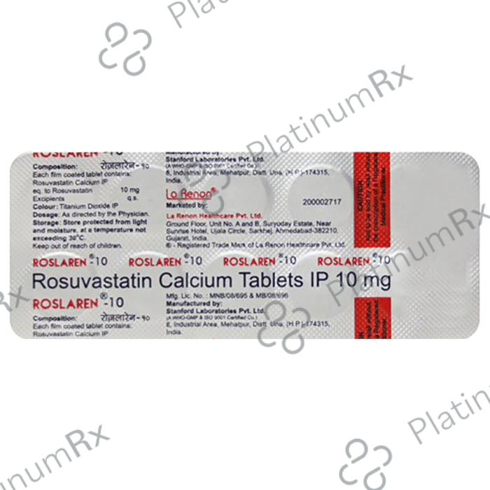 Roslaren 10mg Tablet 10s