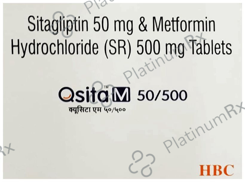 Qsita M 50/500mg Tablet SR 15s