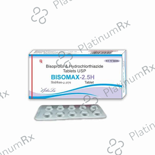 Bisomax 2.5H 2.5/6.25mg Tablet 10s