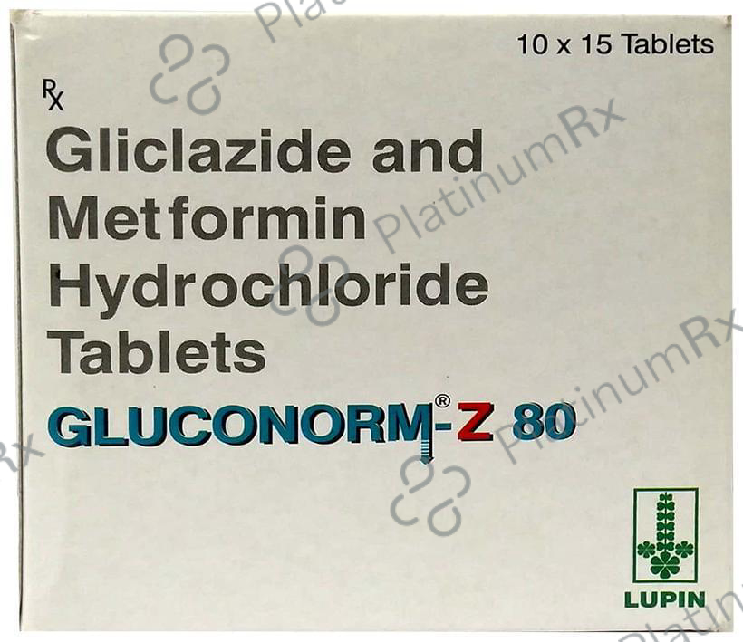 Gluconorm Z 80/500mg Tablet 15s