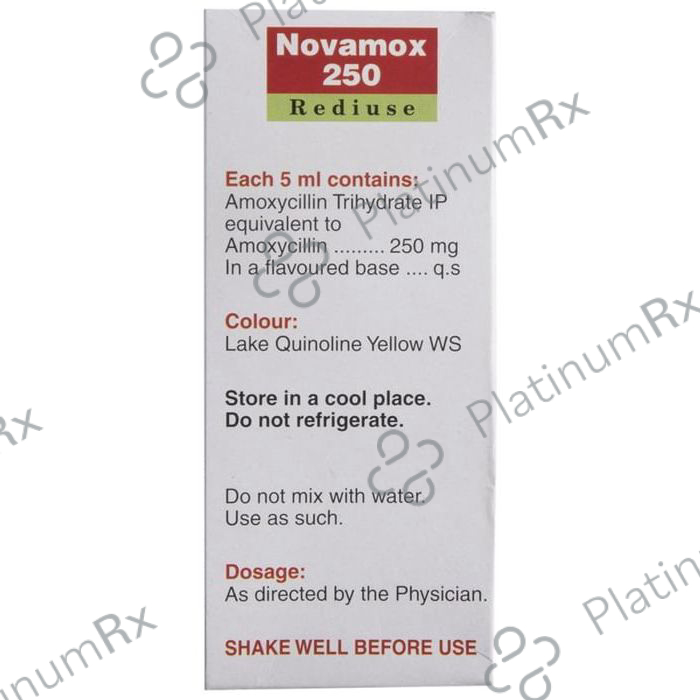 Novamox 250mg Rediuse Oral Suspension 30ml