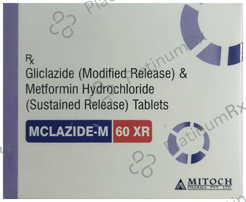Mclazide-M 60 XR Tablet 15 Tablet SR