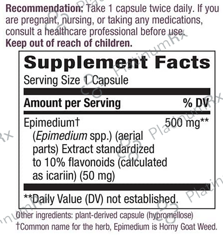 Nature's Way Horny Goat Weed Vegan Capsule