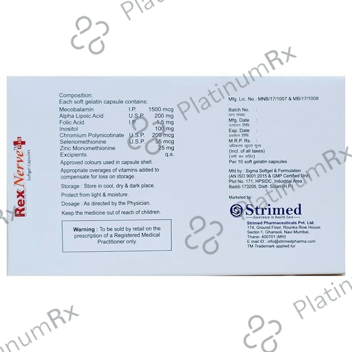 Rexnerve Plus Softgel Capsule