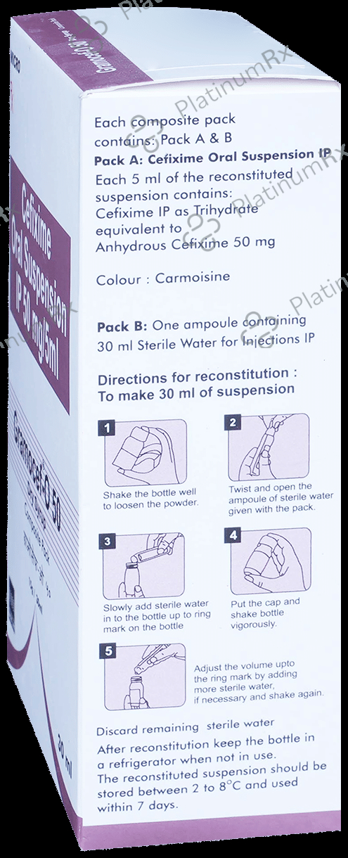 Gramocef O 50mg Dry Syrup 30ml