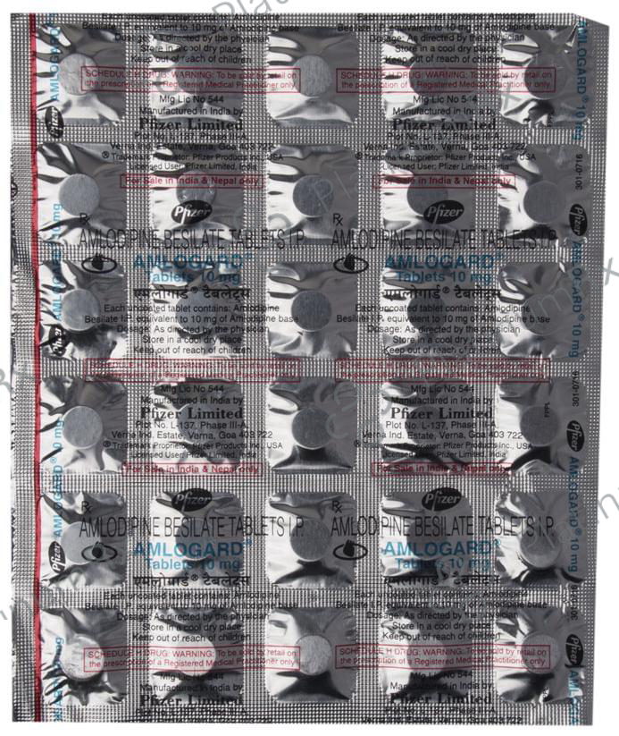 Amlogard 10mg Tablet 30s