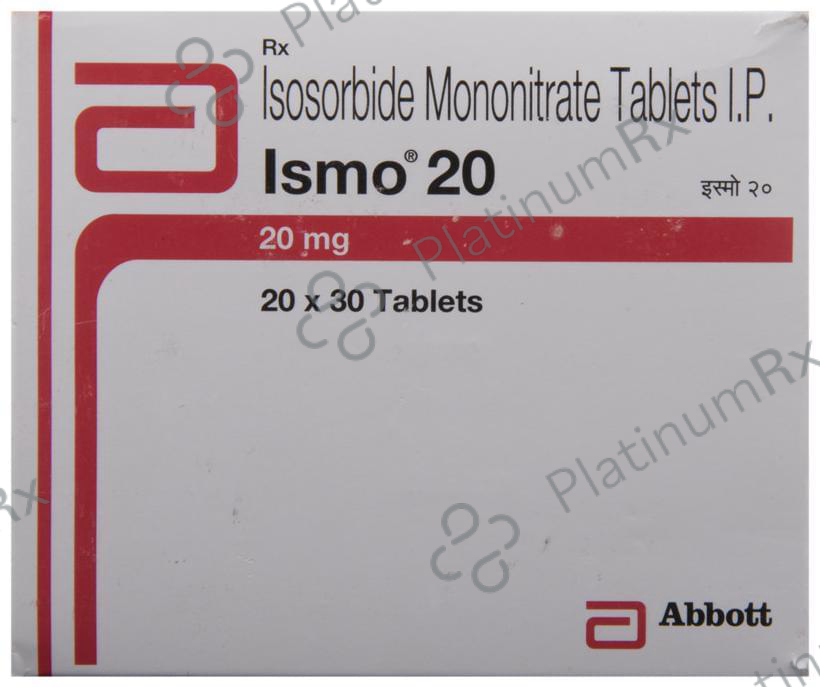 Ismo 20mg Tablet 30s