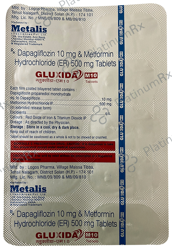 Gluxida M10 Tablet ER