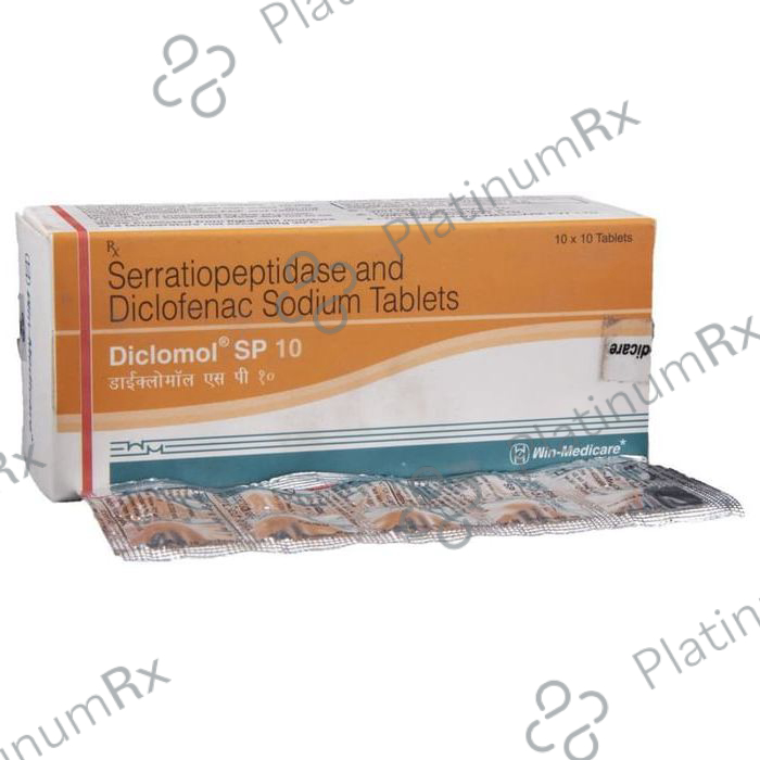 Diclomol SP 50/10mg Tablet 10s