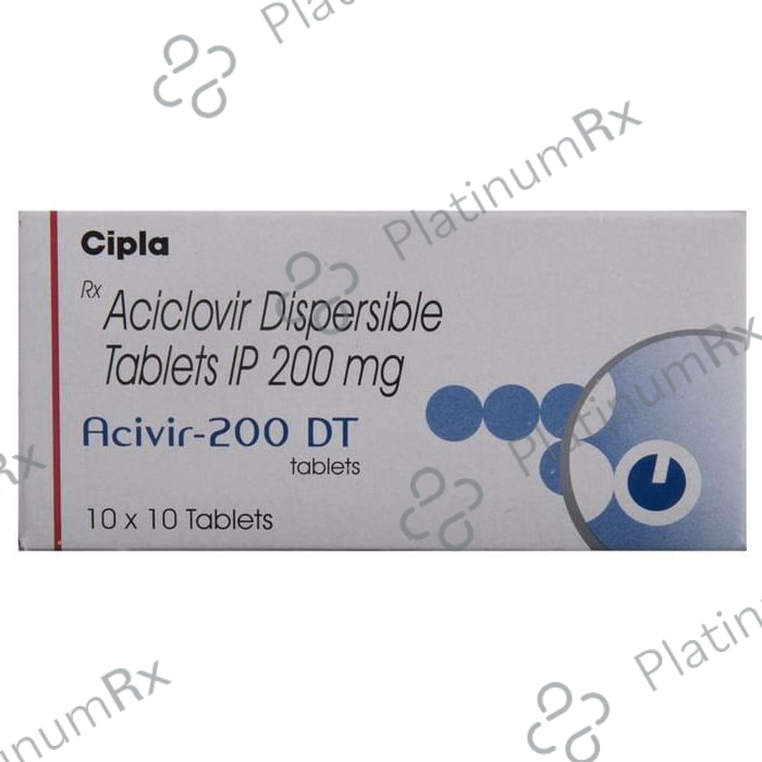 Acivir 200mg DT Tablet 10s