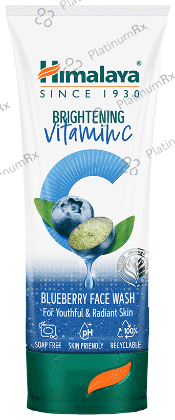 Himalaya Brightening Vitamin C Face Face Wash Blueberry 50 ml