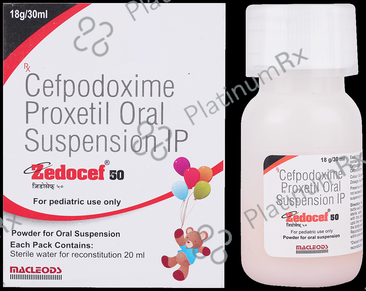 Zedocef 50mg Syrup