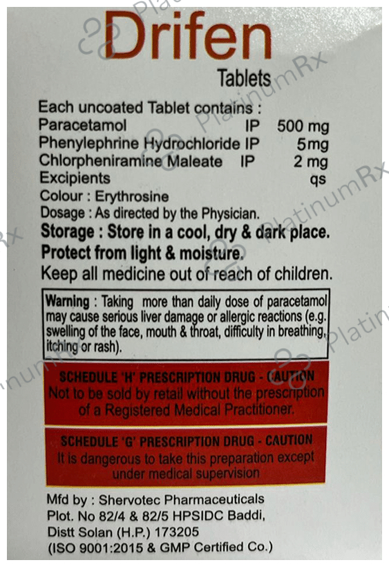 Drifen Tablet