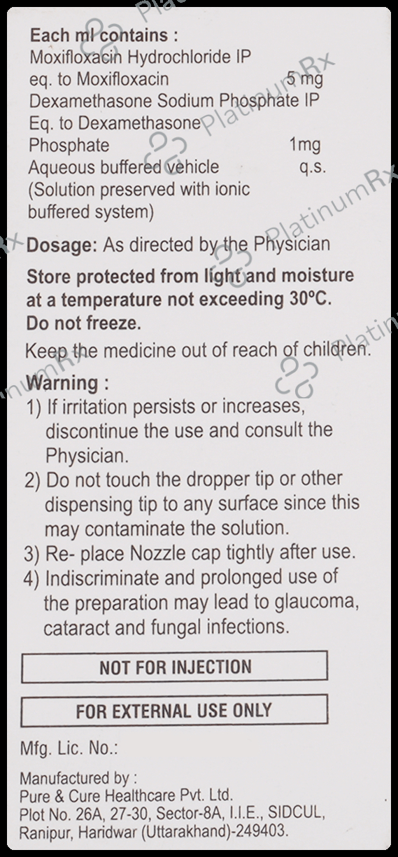 Moxoft D Eye Drop 5ml