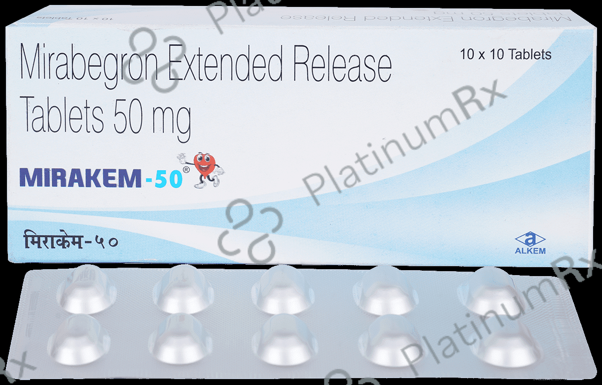 Mirakem 50mg Tablet 10s