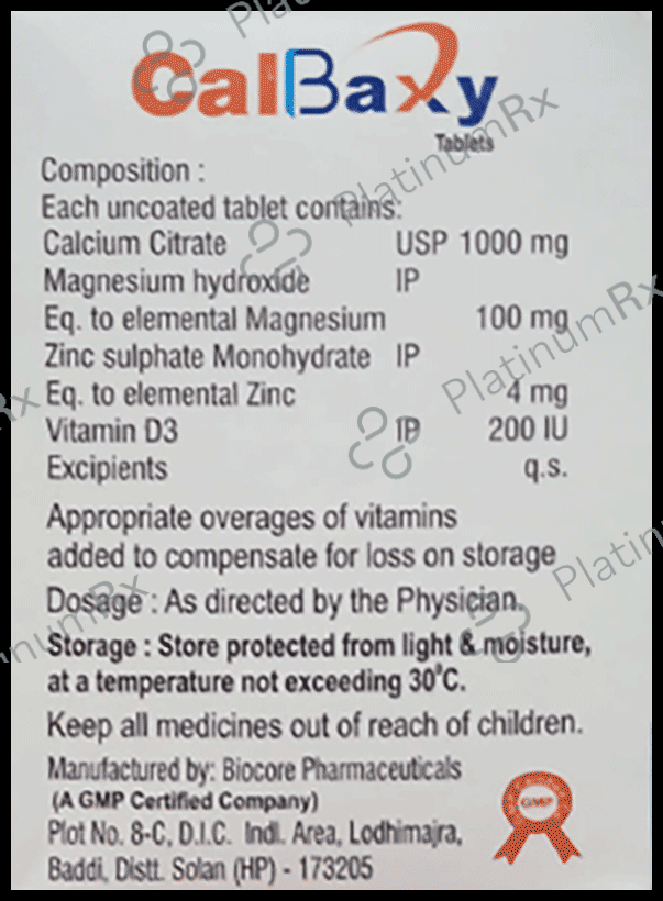 Calbaxy Tablet