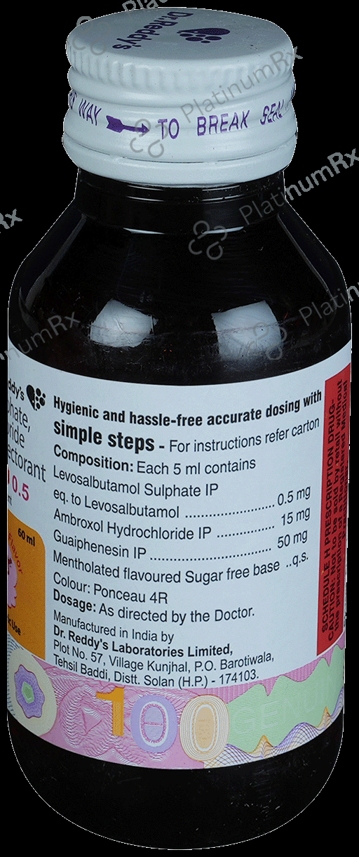 Bro-Zedex LS 0.5 Expectorant Raspberry