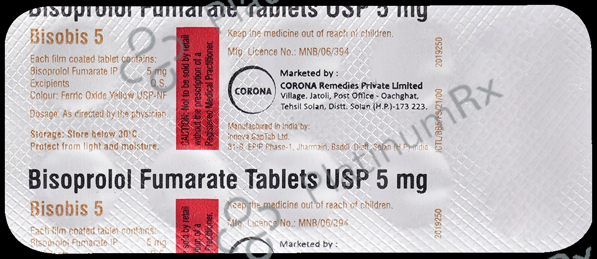 Bisobis 5mg Tablet 10s