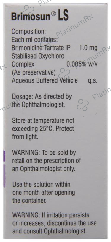 Brimosun LS 0.1% Eye Drop 5ml