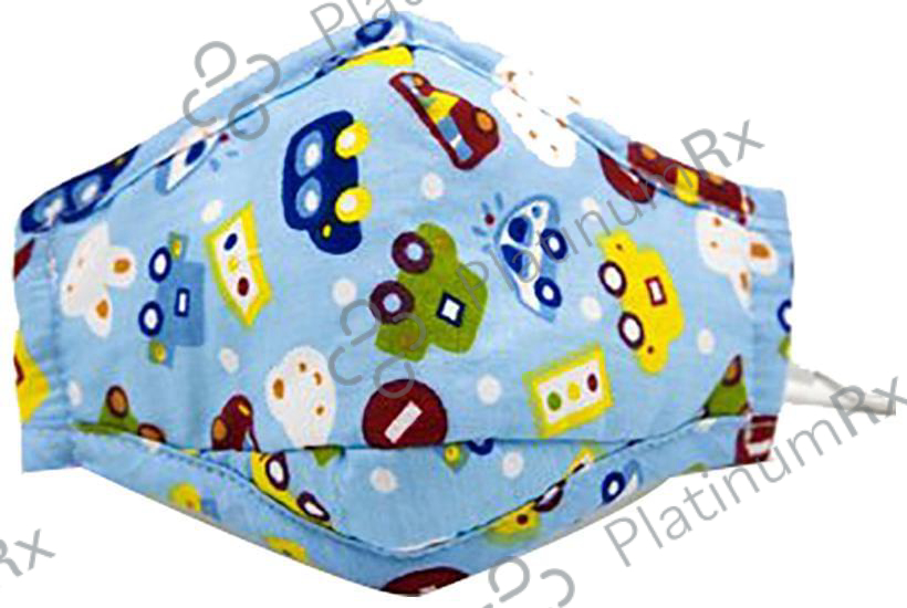 SanNap Anti Pollution Face Mask With Activated Carbon Filter Inserts (Washable & Reusable) Blue