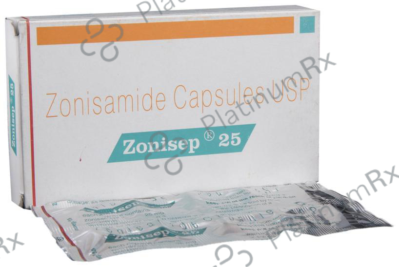 Zonisep 25mg Capsule 10s