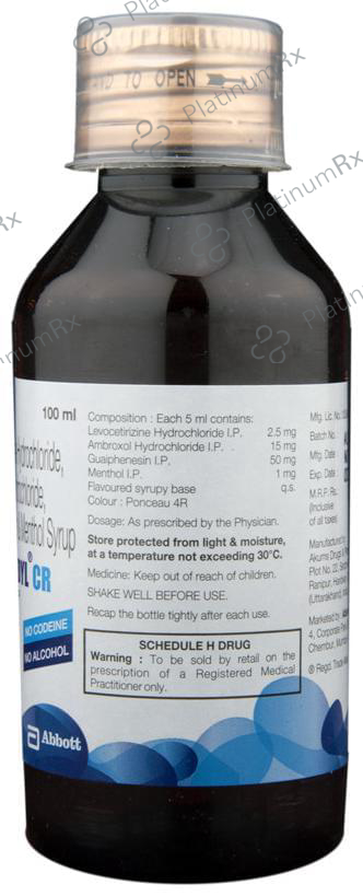 Phensedyl CR Syrup 100ml
