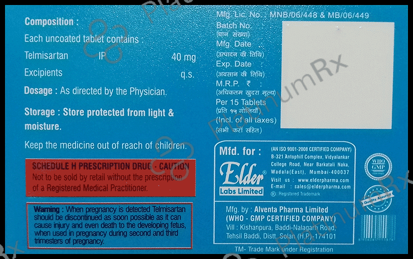 Telmis 40 Tablet