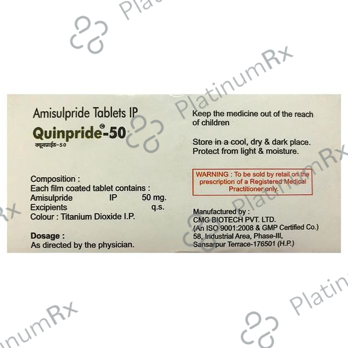 Quinpride 50 Tablet