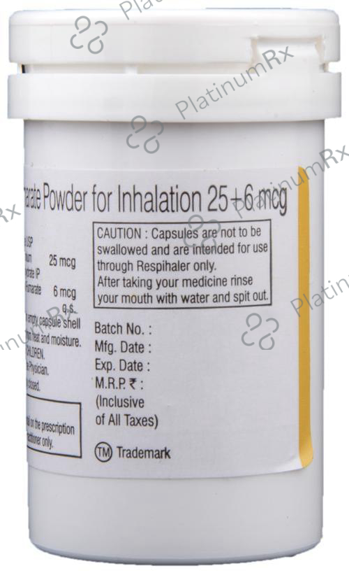 Forglyn 6/25mcg Respicap 30s
