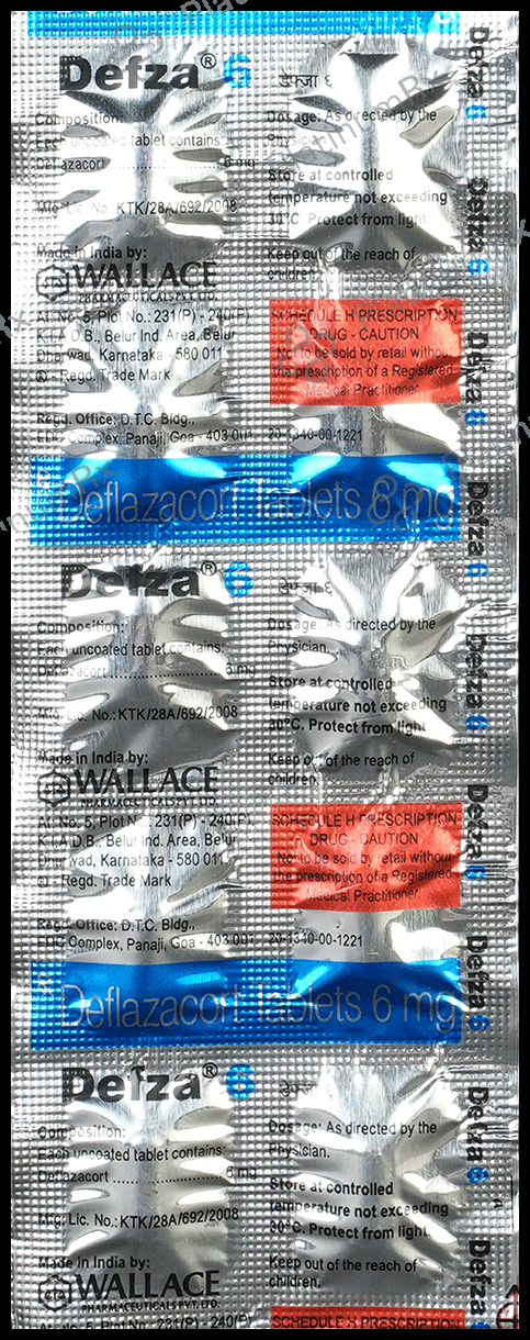 Defza 6mg Tablet 10s