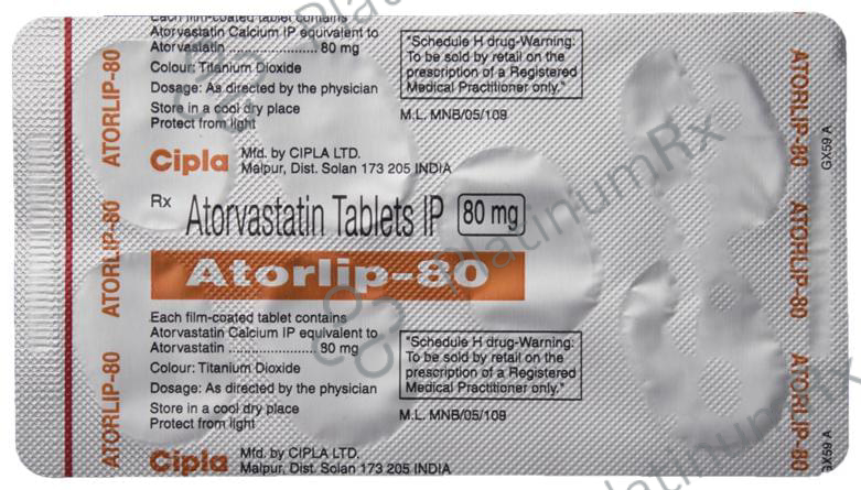 Atorlip 80 Tablet 7 Tablet