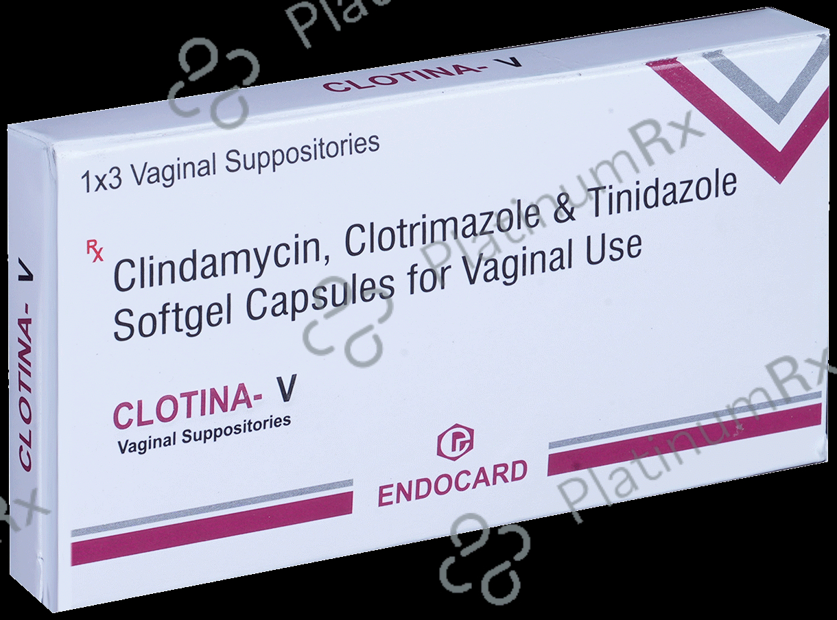 Clotina-V Vaginal Suppository 3 Vaginal Suppository