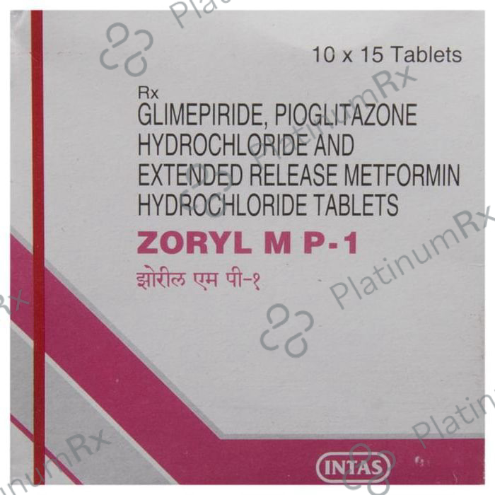 Zoryl MP 1/500/15mg Tablet ER 15s