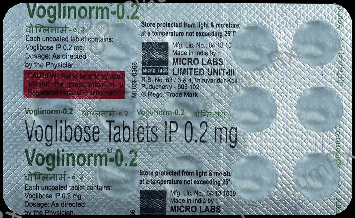 Voglinorm 0.2mg Tablet 15s