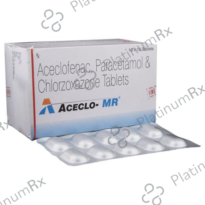 Aceclo MR 100/500/325mg Tablet 10s