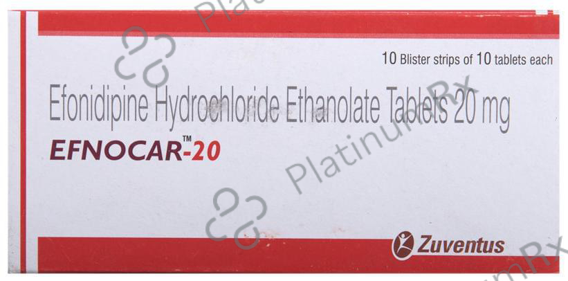 Efnocar 20mg Tablet 10s