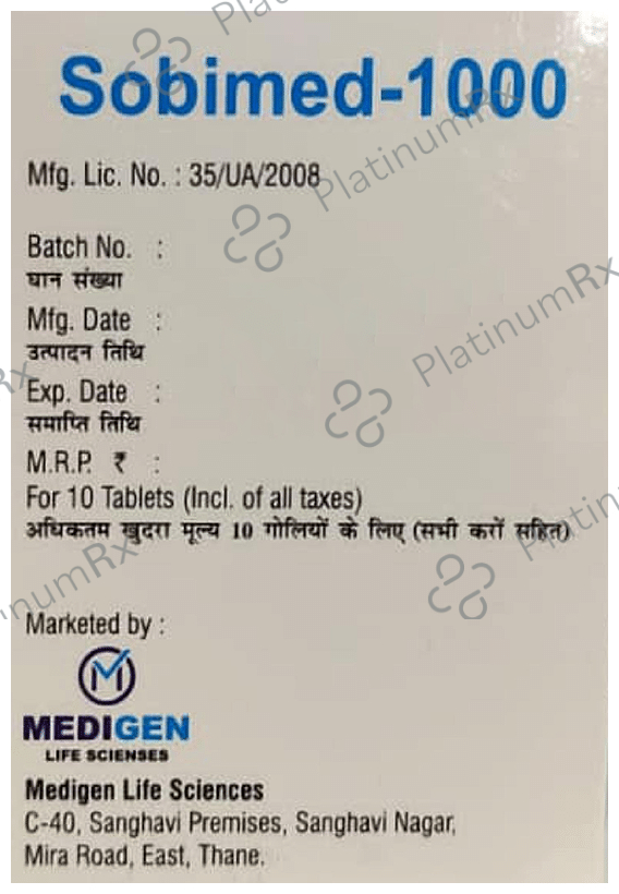 Sobimed 1000 Tablet