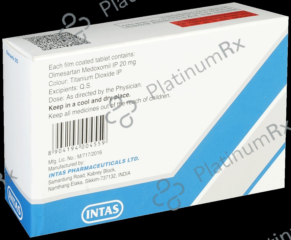Olmark 20mg Tablet 15s