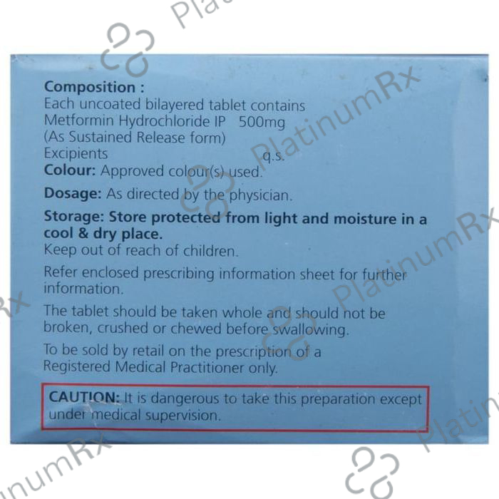 Metadoze IPR SR 500mg Tablet 10s