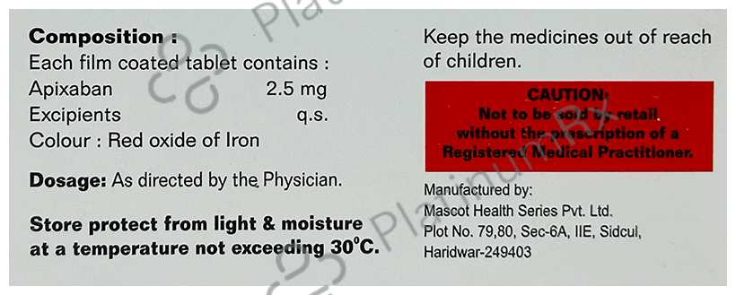 Faxapix 2.5mg Tablet
