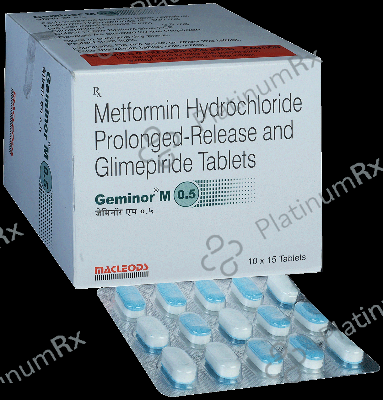 Geminor M 0.5/500mg Tablet PR 15s