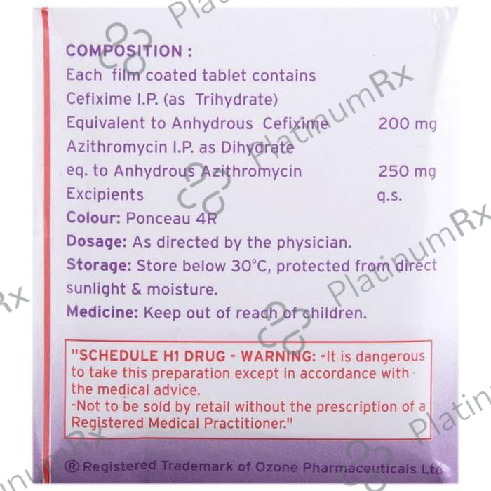 Cefilab-AZ 250 Tablet