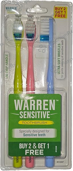 Sensitive Toothbrush Warren 3 packs