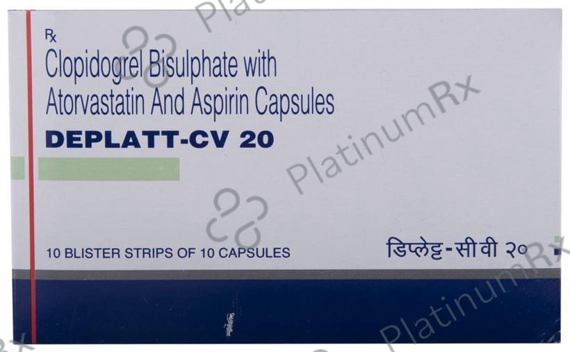 Deplatt CV 20/75/75mg Capsule 10s