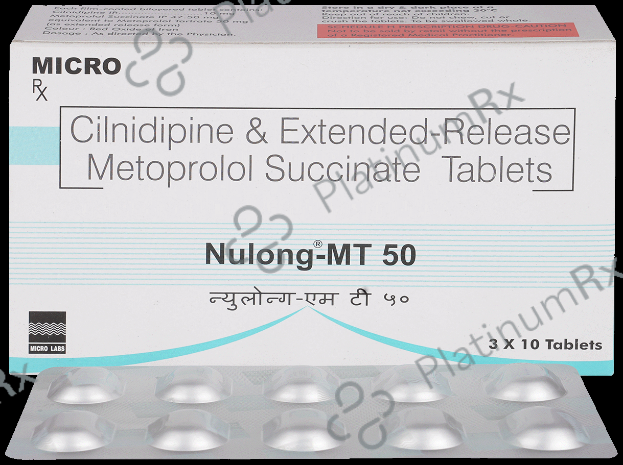 Nulong-MT 50 Tablet ER 10 Tablet ER