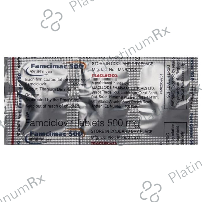 Famcimac 500mg Tablet 3s