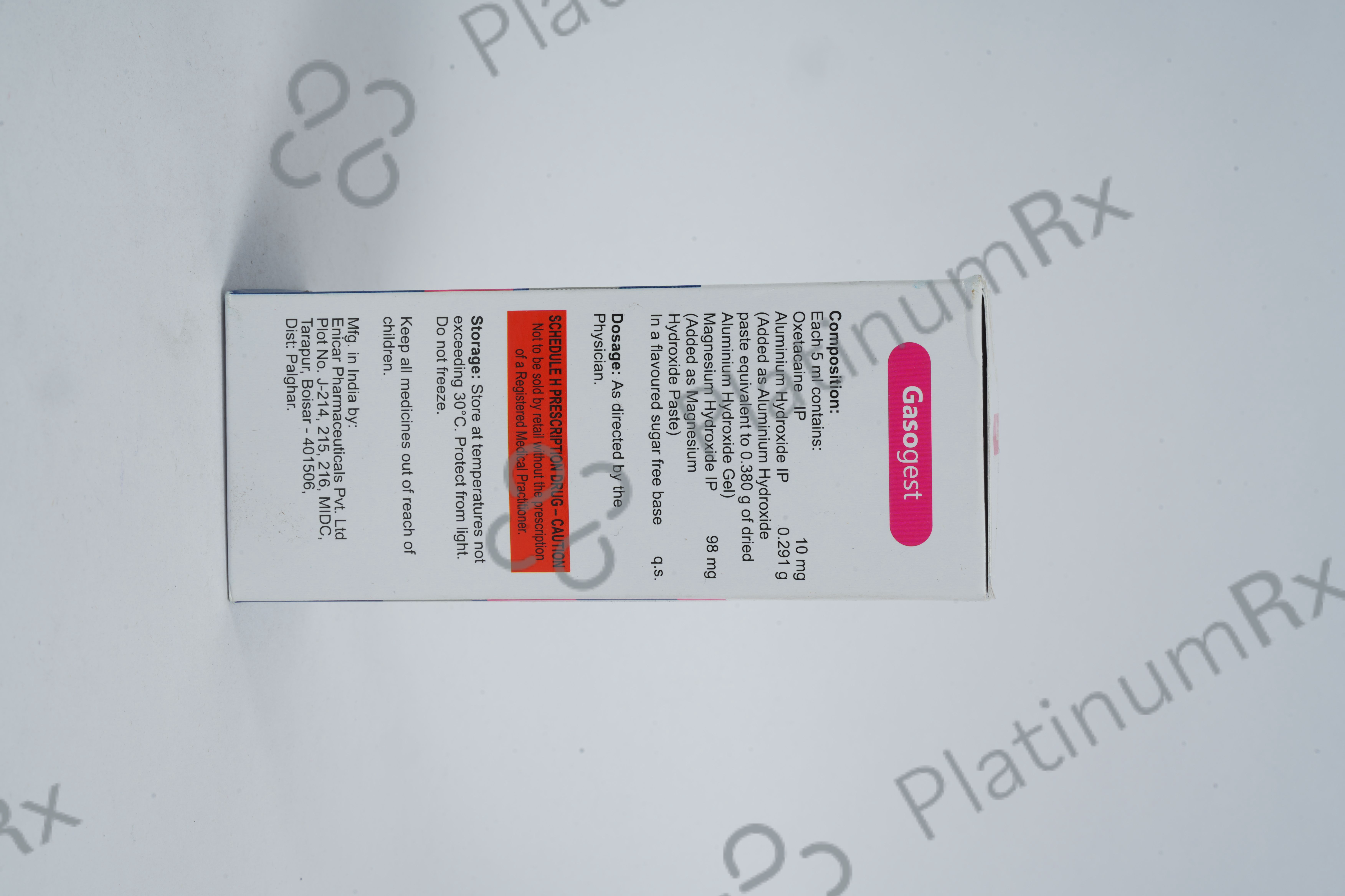 Gasogest 10/0.25/98mg Oral Suspension 200ml