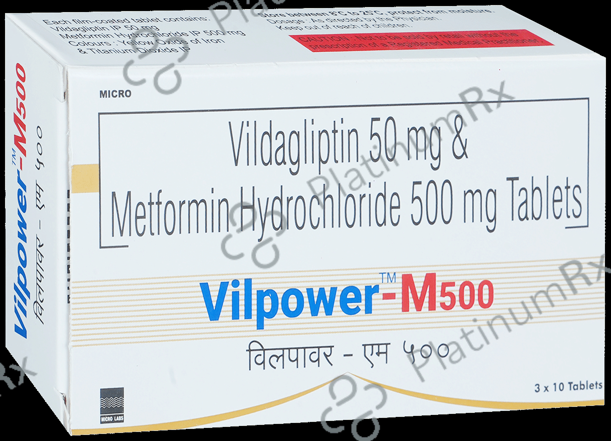 Vilpower-M 500 Tablet 10 Tablet