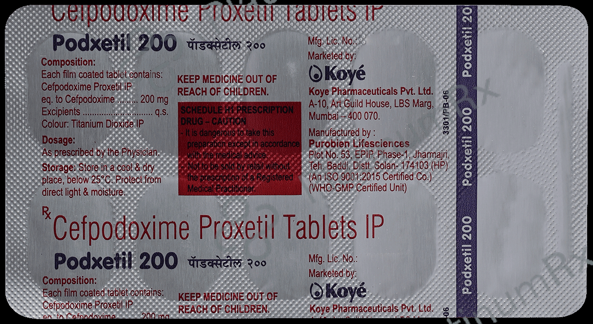 Podxetil 200mg Tablet