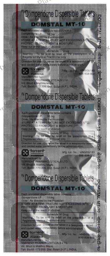 Domstal MT 10mg Tablet 10s